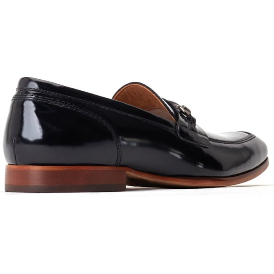 Base London Russo Leren Herenpantoffels Zwart - Image 2