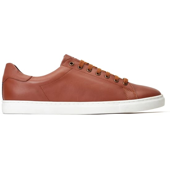 Base London Tucker Leer Heren Burnt Tan Trainers - Image 5