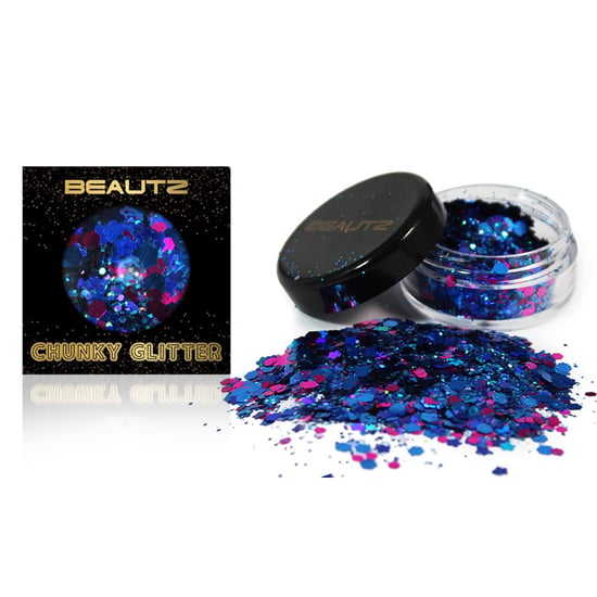 Aquarius Beautz Chunky Glitter 10ml pot with 5 gram Glitter, Mermaid