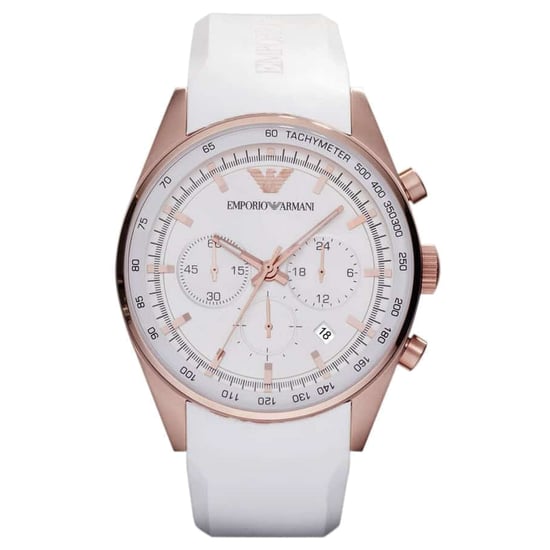 Emporio Armani Unisex Horloge Kwarts Roze Goud - Image 1