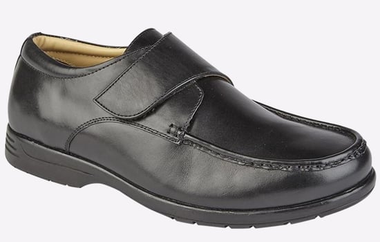 Roamers Holden Leather Shoes Wide Fit Mens - Image 1