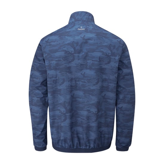 Farah Heren Parker Camouflage Douchebestendige Jas (Regatta Blauw) - Image 2