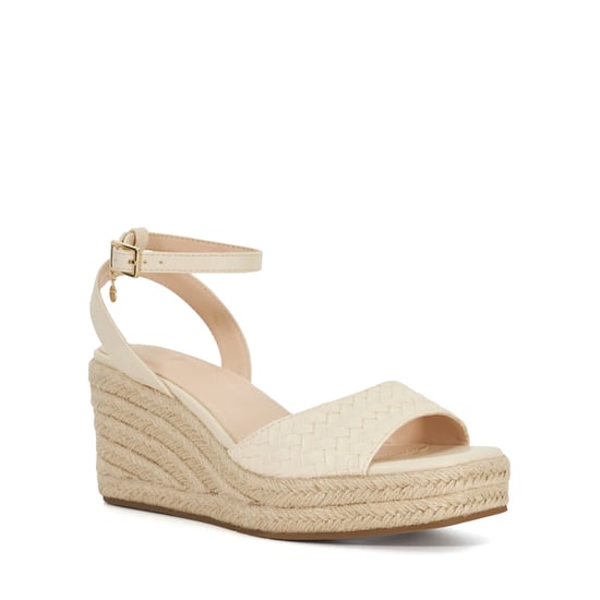 Dune Ladies Kerries - Raffia Wedge Sandals - Image 1