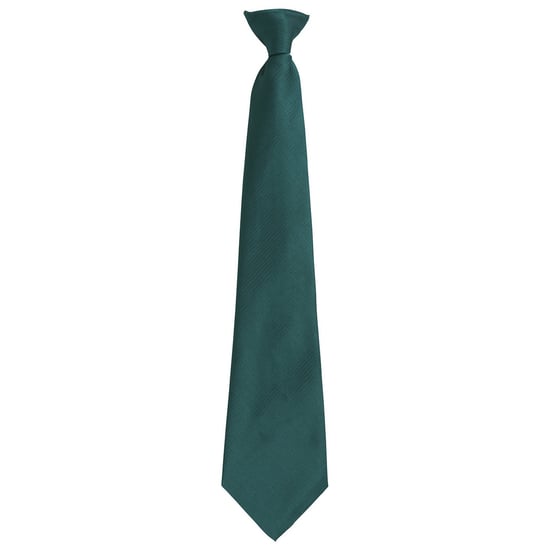 Premier Unisex volwassen kleuren modieuze effen Clip-On stropdas (Fles) - Image 1