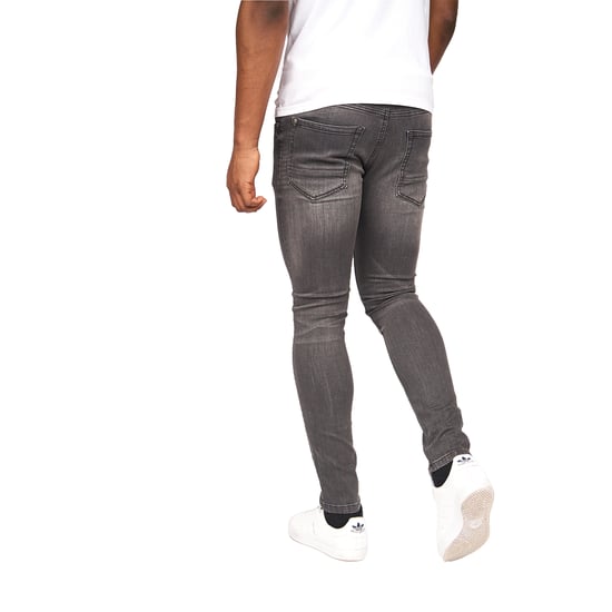 Crosshatch Heren Barbeck Slim Jeans (Gewassen grijs) - Image 2