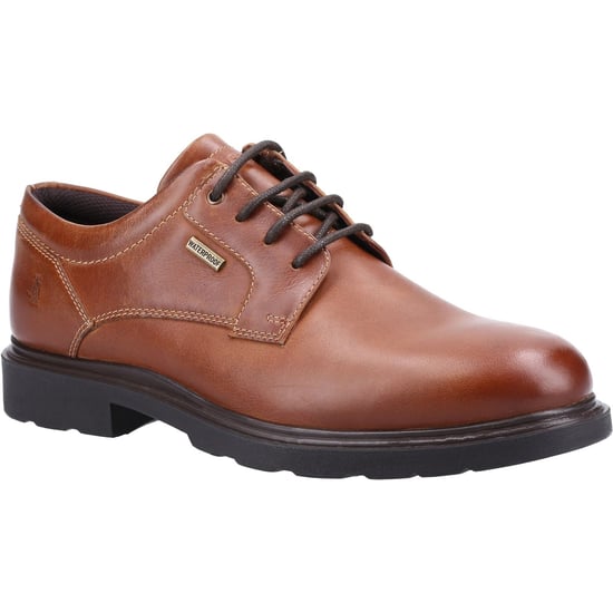 Hush Puppies Pearce Leer Herenschoenen Tan Lace-Up - Image 1