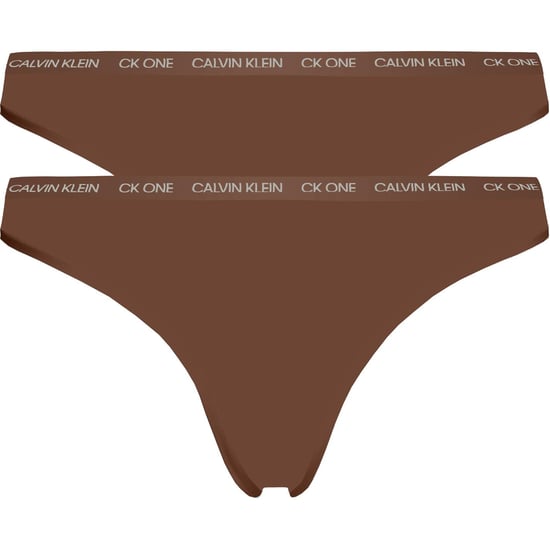 Calvin Klein Womens Pack CK One Cotton Thongs