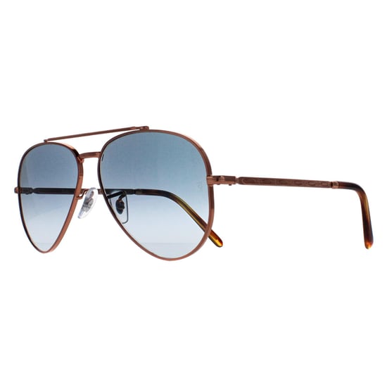Ray-Ban Aviator Unisex Gepolijst Roségoud Blauw Kleurverloop RB3625 New Aviator - Image 2