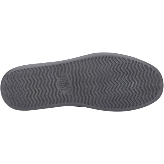 HEYDUDE Sunapee Canvas 100% Katoenen Heren Zwarte/Houtskool Instappers - Image 4