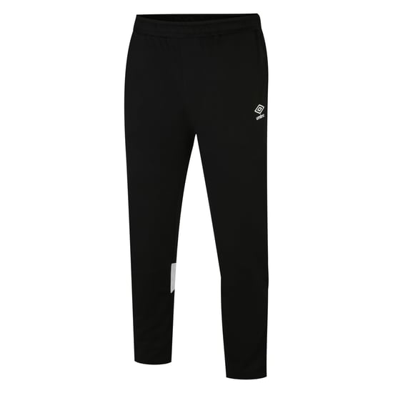 Umbro Heren Total Training Gebreide Joggingbroek (Zwart/Wit) - Image 1