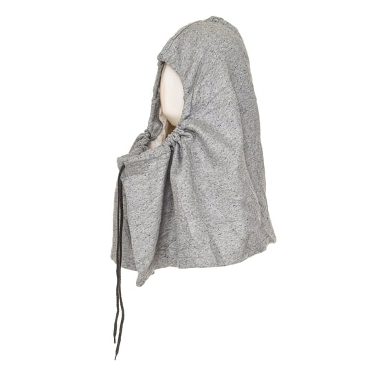 Hood with drawstring collar made of lightweight fabric 58500 unisex