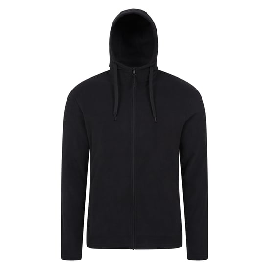 Mountain Warehouse Heren Camber Fleece Full Zip Hoodie (Zwart) - Image 1