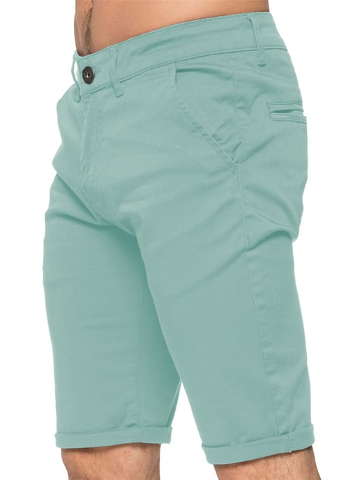 Enzo Heren Slim Fit Stretch Chino Korte Broek - Image 2