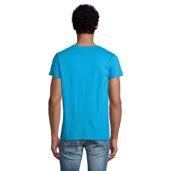 SOLS Heren Crusader Organisch T-shirt (Aqua Blauw) - Image 6