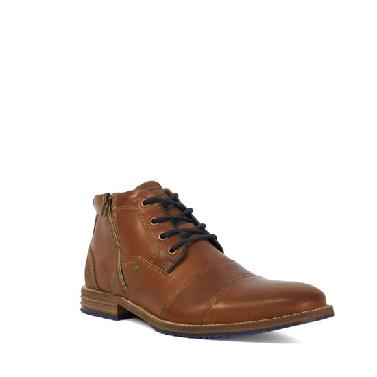Dune Mens Captains - Double Toe Cap Detail Leather Boots - Image 2