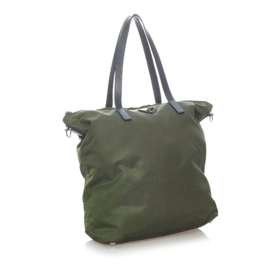 Vintage Prada Tessuto Satchel Green