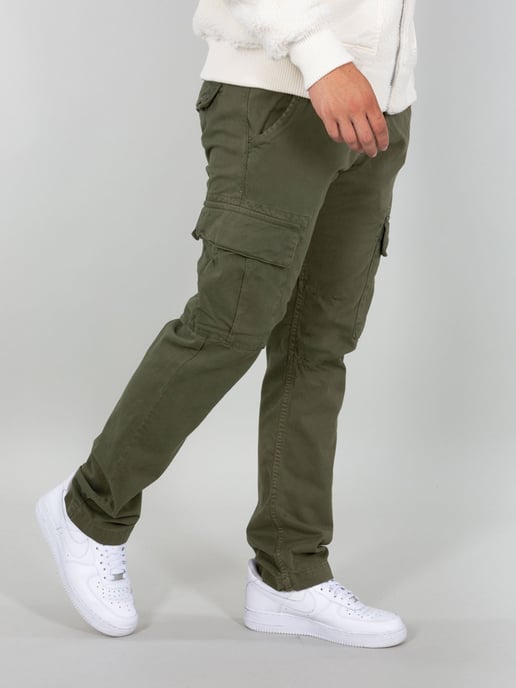 Alpha Industries Heren Agent Slim Cargo Pants in Olijfgroen - Image 1