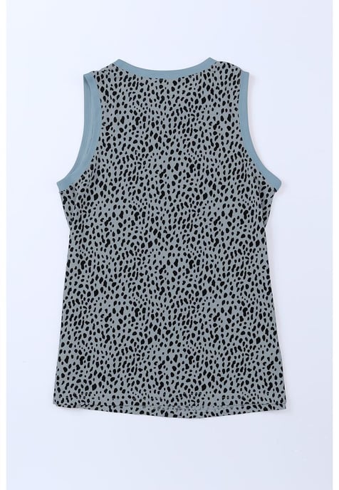 Dames Tanktop met Luipaardprint in Grijs - Image 5