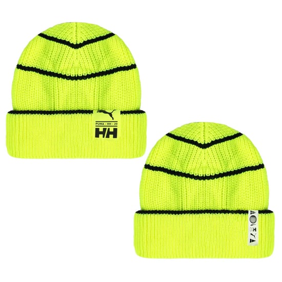 Puma x Helly Hansen Unisex Fluorescent Yellow Beanie 022864 02
