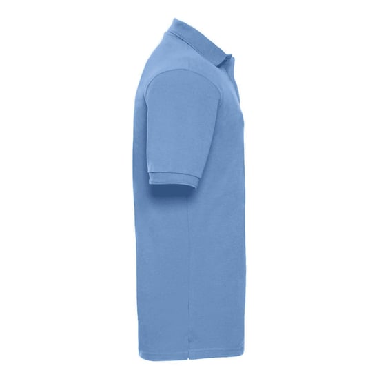 Russell Heren Ripple Collar & Manchet Poloshirt met korte mouwen (Hemelsblauw) - Image 2