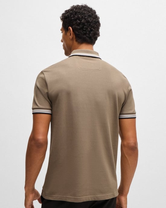 Boss Paddy Poloshirt Licht Pastelgroen - Image 4