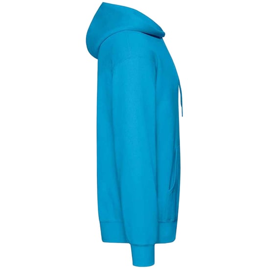 Fruit Of The Loom Unisex Volwassenen Klassiek Sweatshirt met capuchon (Azuurblauw) - Image 3