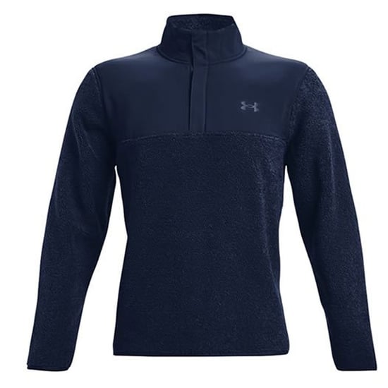 Under Armour Fleece Pile Mens Navy Golf Sweater