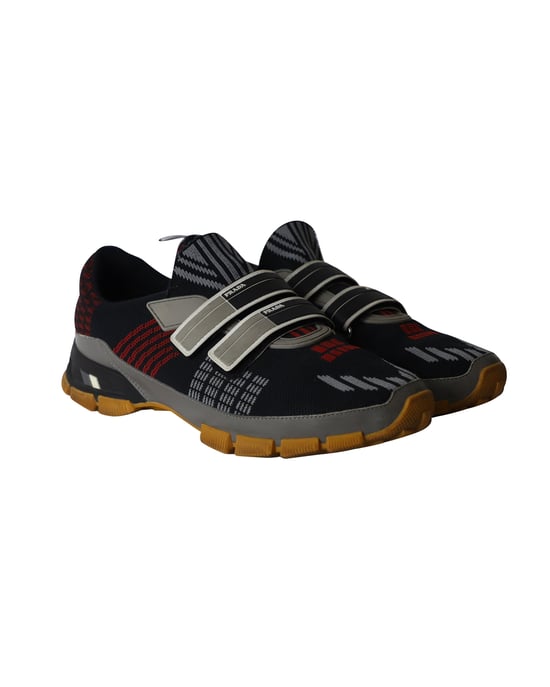 Prada Cross Section Sneakers in Multicolor Brei - Image 3