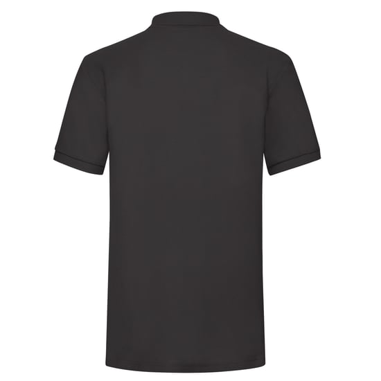 Fruit of the Loom Heren Polycotton Pique Zwaar Poloshirt (Zwart) - Image 2