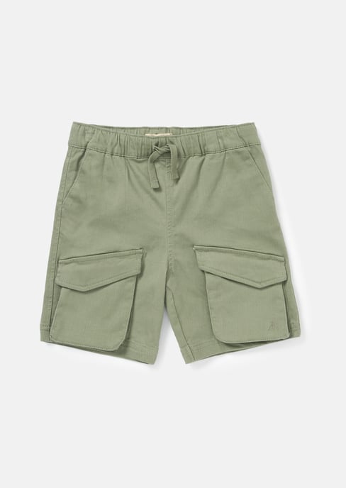 Sage Niko Cargo Washed Denim Short