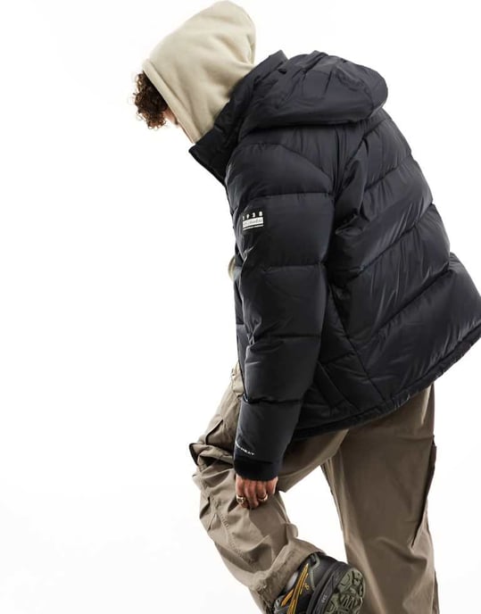 Columbia Bulo Point II packable down puffer jacket in black - Image 3