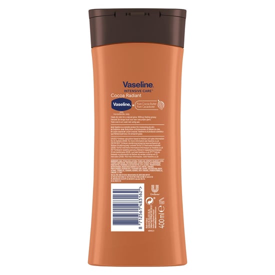 Vaseline Intensive Care Body Lotion Cocoa Radiant 400ml, 6 Pack