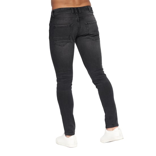 Crosshatch Heren Malcolm Slim Jeans (Zwart wassen) - Image 4