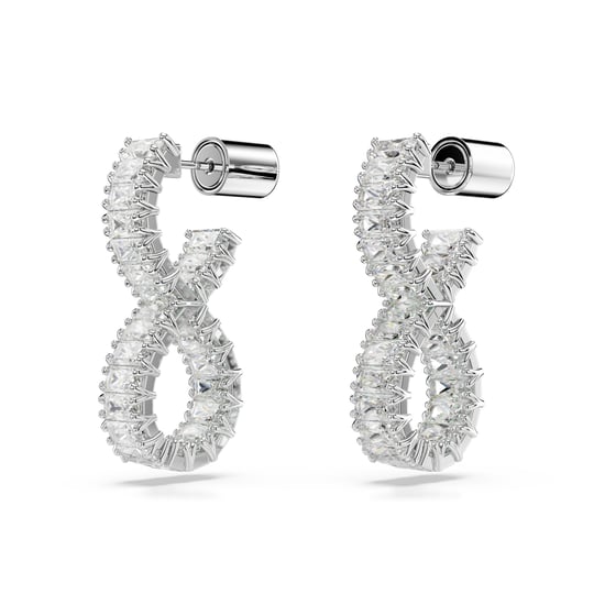 Swarovski 'Hyperbola' Dames Oorhangers van Basismetalen - Zilver 5684047 - Image 3