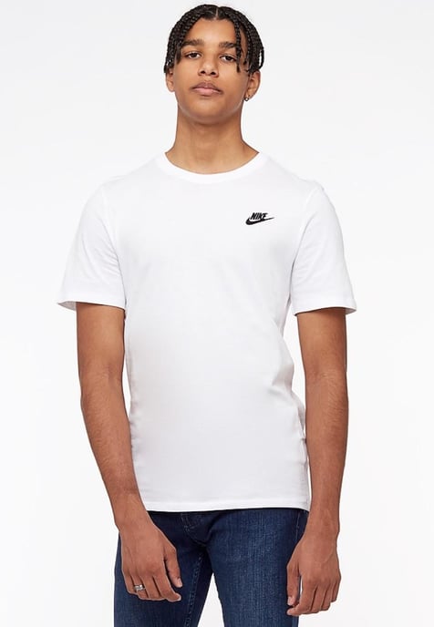 Nike Sportswear Club Mens T Shirt in White