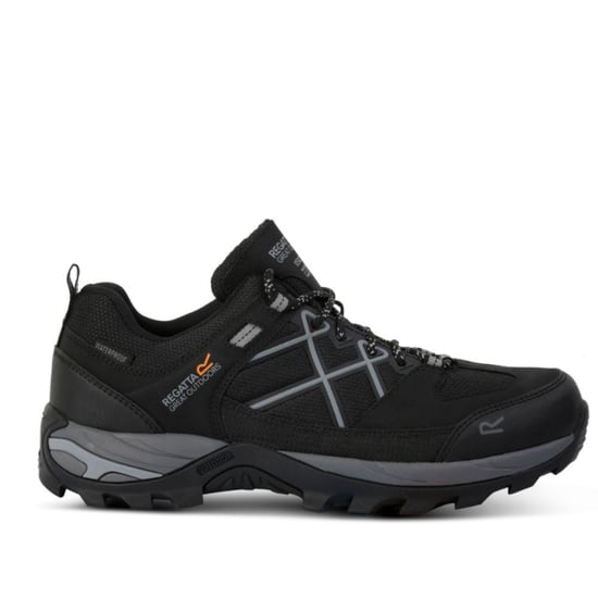 Regatta Mens Samaris III Low Walking Shoes (Black/Granite)