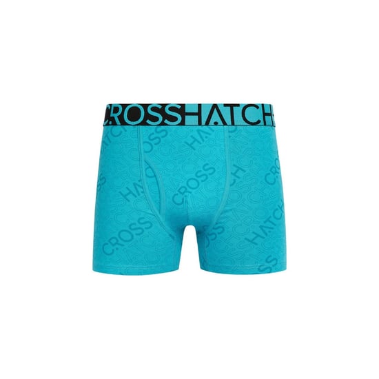 Crosshatch Heren Typan Boxershorts (Pack of 3) (Teal) - Image 5