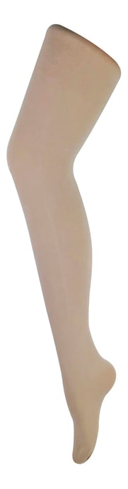 Dames 80 denier ondoorzichtige effen gekleurde panty's - Natuurlijk - Image 1