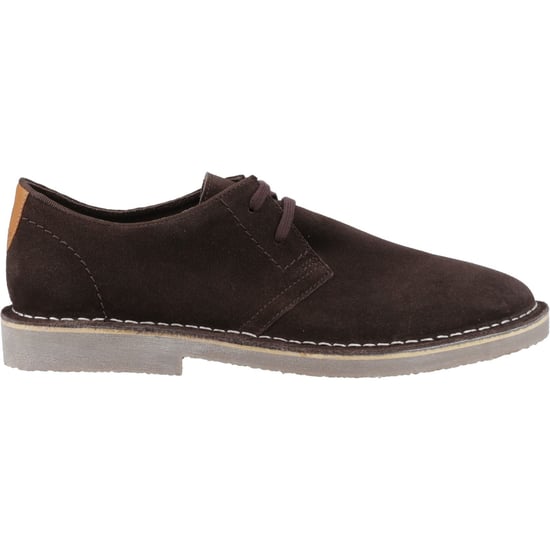 Hush Puppies Scout Suède Herenschoenen Chocolade Veterschoenen - Image 5
