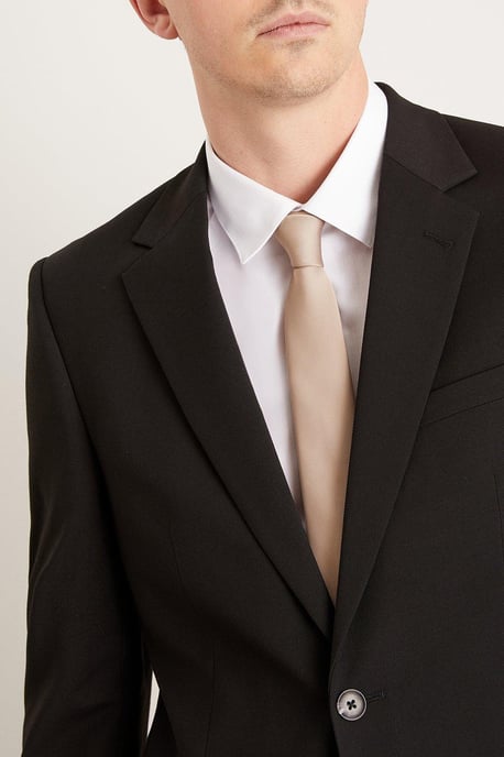 Slim Champagne Tie - Image 1