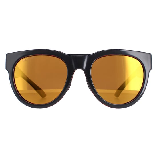Smith Round Unisex Grey Brown Mirror Polarised Crusader
