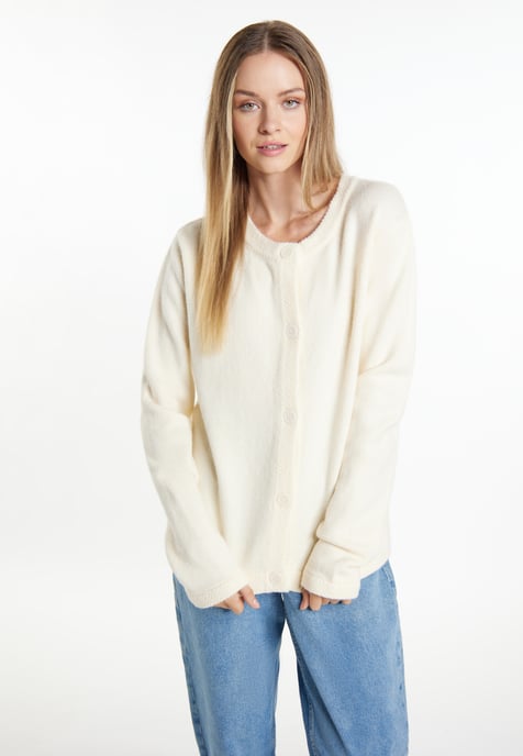 Dreimaster Vest Dames wolwit - Image 3