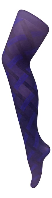 Sock Snob Dames80 denier ondoorzichtig patroon panty's - Kabelpaars - Image 1