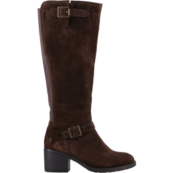 Hush Puppies Heidi Leder Vrouwen Bruin Suede Laarzen - Image 5