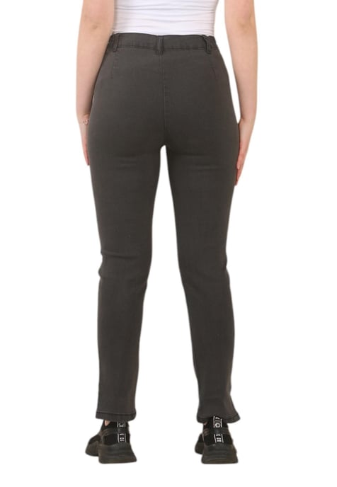 MYT Dames Elastische Taille Jeans in Charcoal - Image 2