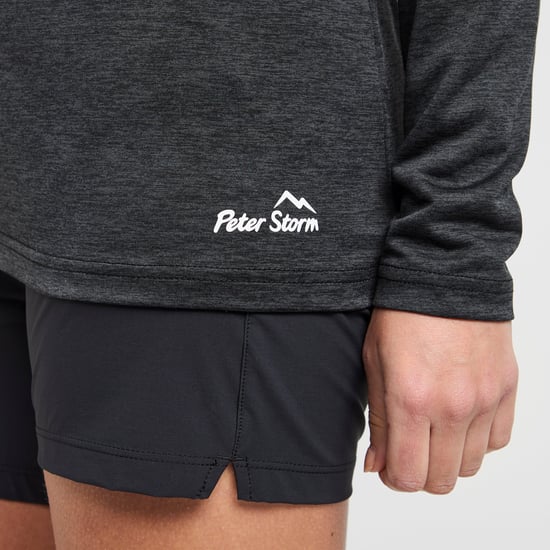 Women's Long Sleeved Zipped Active T-Shirt