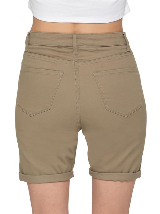 Enzo | Dames Chino Korte Broek Skinny Fit - Image 3