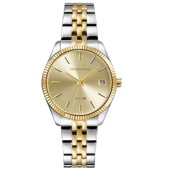 Victoria Hyde, horloge, goud-zilver, gouden wijzerplaat, kalenderfunctie - Image 6
