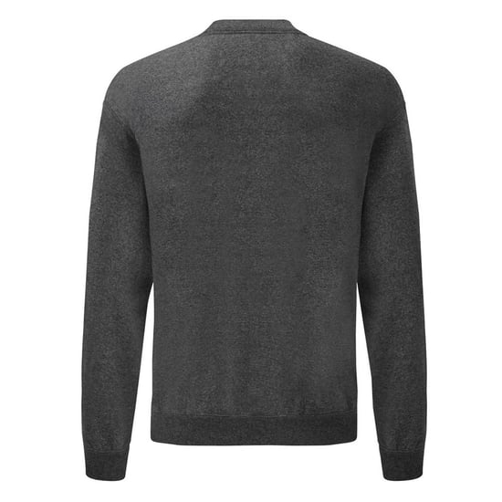 Fruit Of The Loom Heren Klassieke Drop Schouder Sweatshirt (Donker Heather) - Image 2