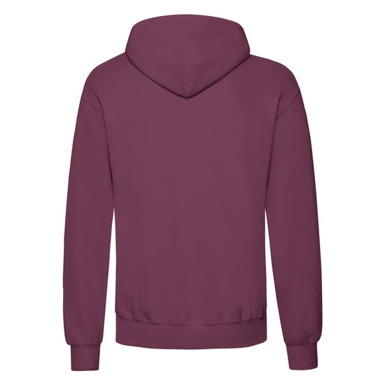 Fruit Of The Loom Unisex Volwassenen Klassiek Sweatshirt met capuchon (Bourgondië) - Image 2